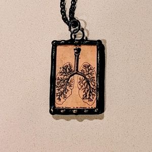 Very Unique Custom Made Gothic Medical Necklace